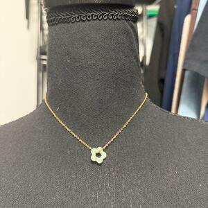 Light and dark jade dainty necklace